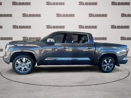 Magnetic Gray Metallic 2025 Toyota Tundra Hybrid Capstone