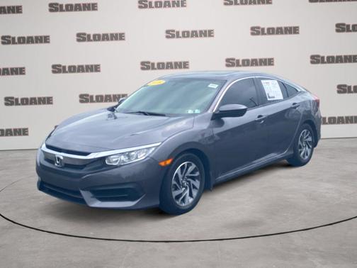 Modern Steel Metallic 2018 Honda Civic EX