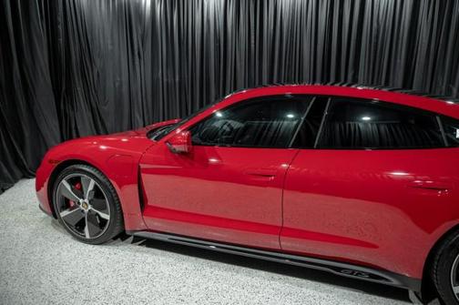 Carmine Red 2023 Porsche Taycan GTS