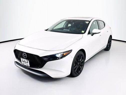 Snowflake White Pearl Mica 2023 Mazda Mazda3 AWD w/Premium Package