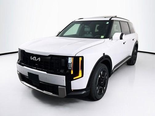 Glacial White Pearl 2027 Kia Telluride Hybrid EX