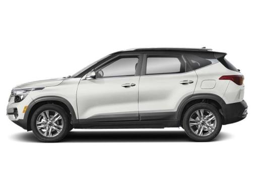 Clear White/Black Roof 2022 Kia Seltos S