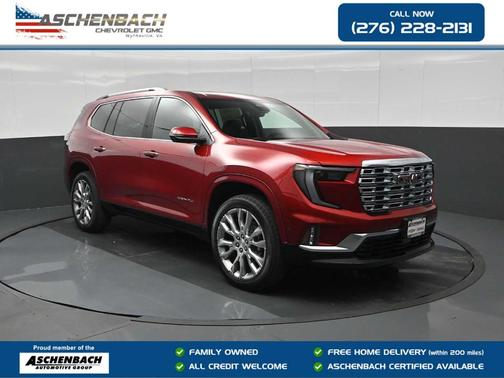 Volcanic Red 2026 GMC Acadia Denali
