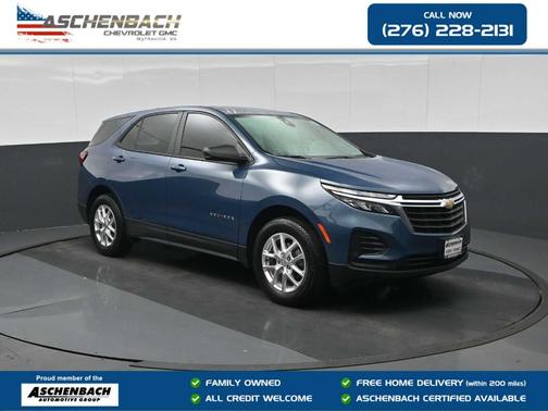 Lakeshore Blue Metallic 2024 Chevrolet Equinox LS