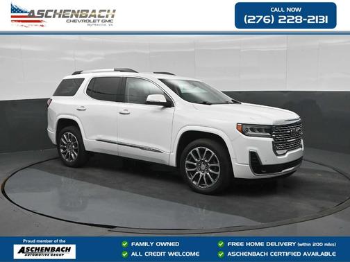 Summit White 2023 GMC Acadia Denali