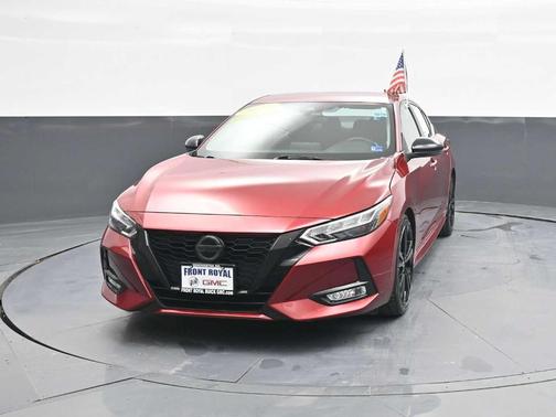 Scarlet Ember 2021 Nissan Sentra SR
