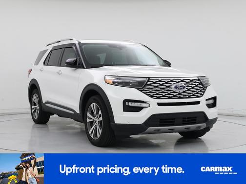 White 2020 Ford Explorer Platinum