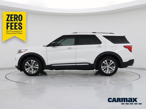 White 2020 Ford Explorer Platinum