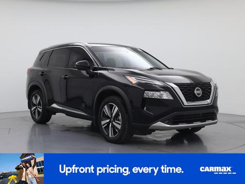 Black 2021 Nissan Rogue Platinum