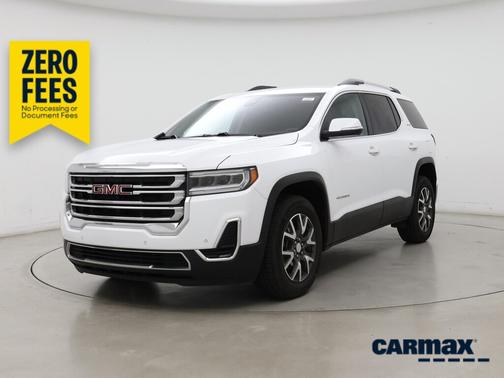 White 2021 GMC Acadia SLE