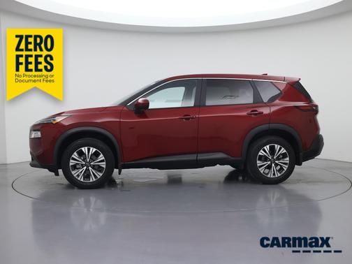 Red 2023 Nissan Rogue SV