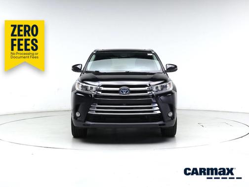 Black 2018 Toyota Highlander Hybrid Limited Platinum