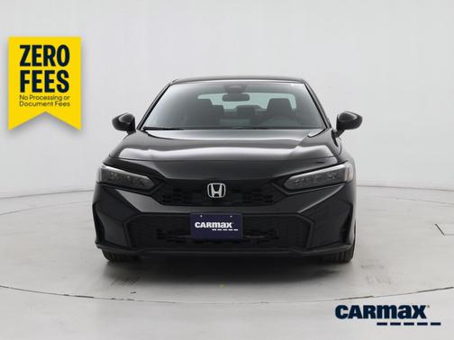 Black 2025 Honda Civic Sport