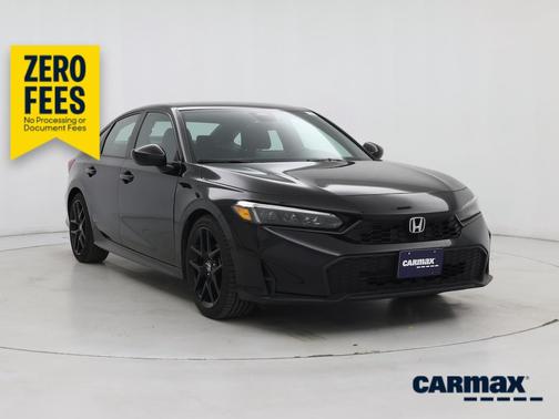 Black 2025 Honda Civic Sport