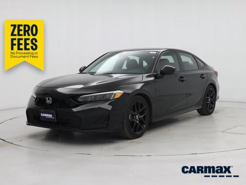 Black 2025 Honda Civic Sport
