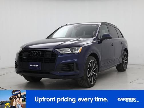 Blue 2022 Audi Q7 Premium Plus