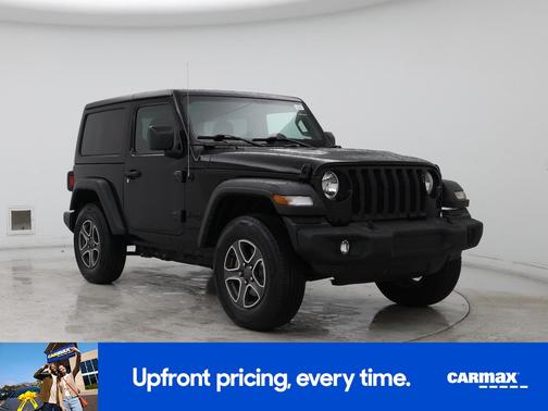 Black 2021 Jeep Wrangler Sport S