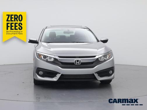 Silver 2018 Honda Civic EX-L