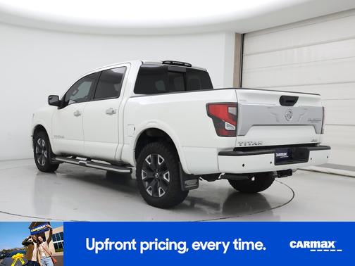 White 2021 Nissan Titan Platinum Reserve