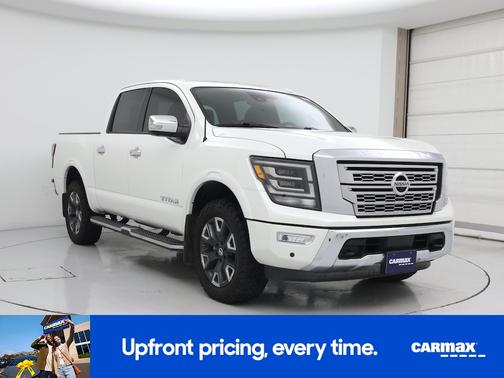 White 2021 Nissan Titan Platinum Reserve