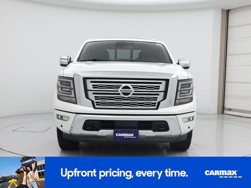 White 2021 Nissan Titan Platinum Reserve