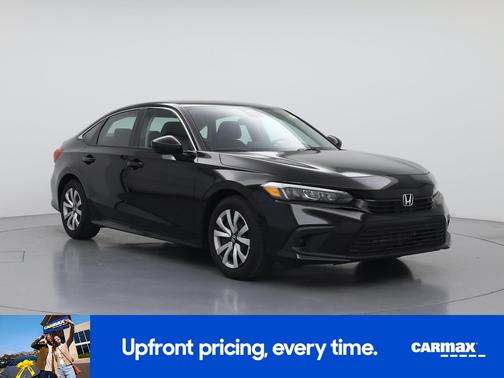 Black 2023 Honda Civic LX