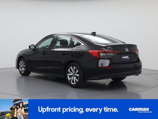 Black 2023 Honda Civic LX