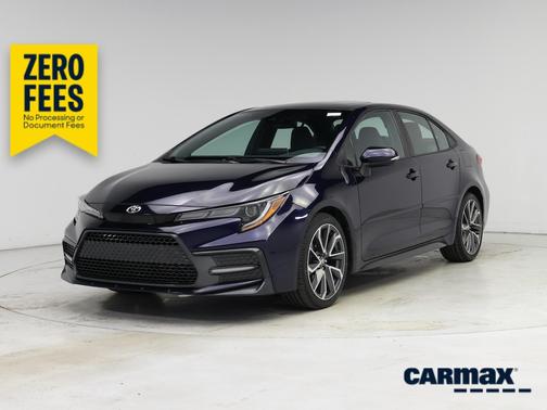 Blue 2021 Toyota Corolla XSE