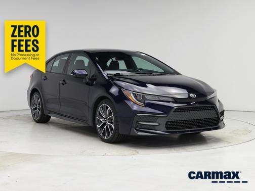 Blue 2021 Toyota Corolla XSE