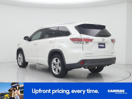 White 2015 Toyota Highlander Limited