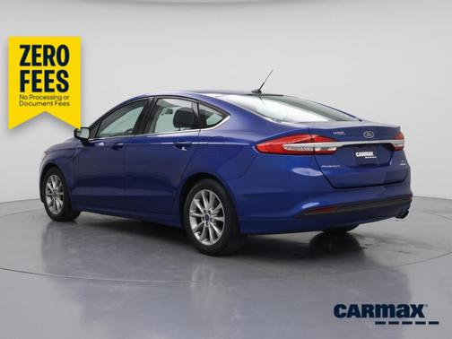 Blue 2017 Ford Fusion SE