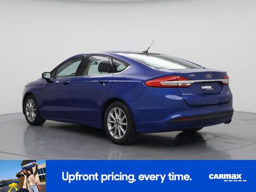 Blue 2017 Ford Fusion SE