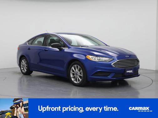 Blue 2017 Ford Fusion SE