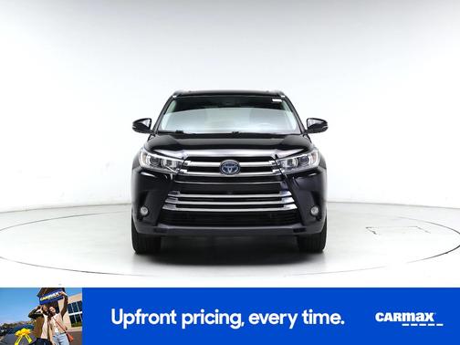 Black 2018 Toyota Highlander Hybrid Limited Platinum