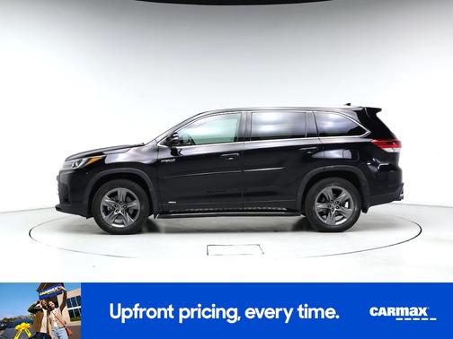 Black 2018 Toyota Highlander Hybrid Limited Platinum