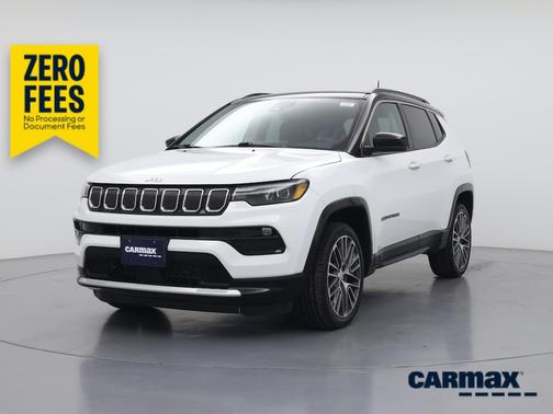 White 2022 Jeep Compass Limited