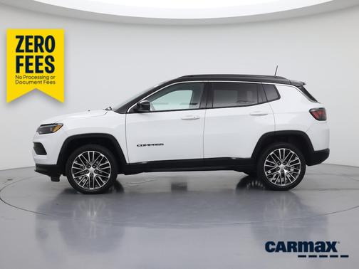 White 2022 Jeep Compass Limited