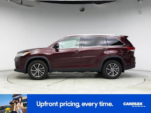 Burgundy 2019 Toyota Highlander XLE