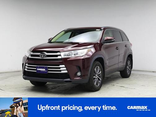 Burgundy 2019 Toyota Highlander XLE