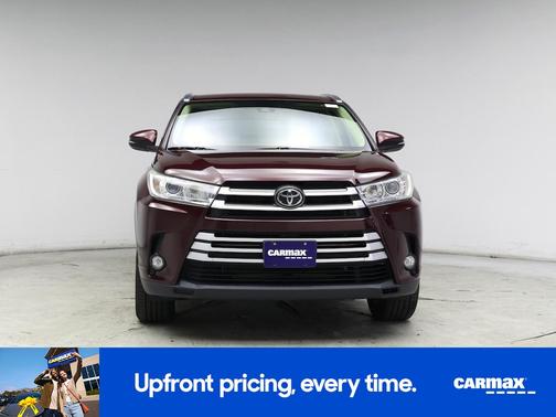 Burgundy 2019 Toyota Highlander XLE