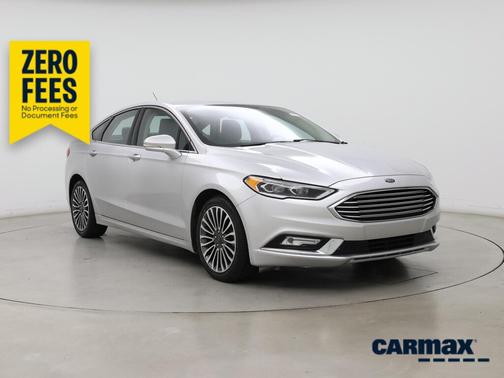 Silver 2017 Ford Fusion SE