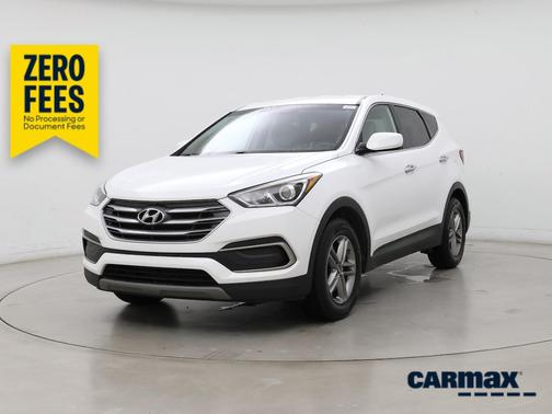 White 2018 Hyundai Santa Fe Sport