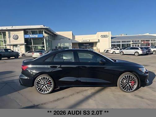 Black 2026 Audi S3 2.0T quattro