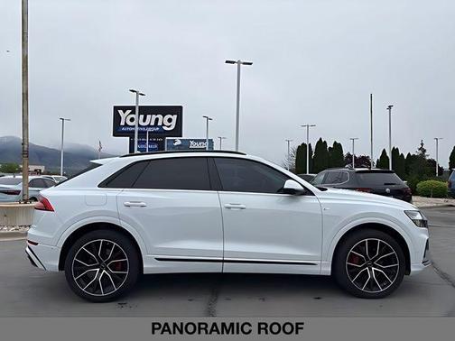 Glacier White Metallic 2023 Audi Q8 55 Premium Plus