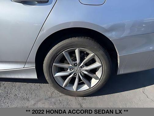 Lunar Silver Metallic 2022 Honda Accord LX 1.5T
