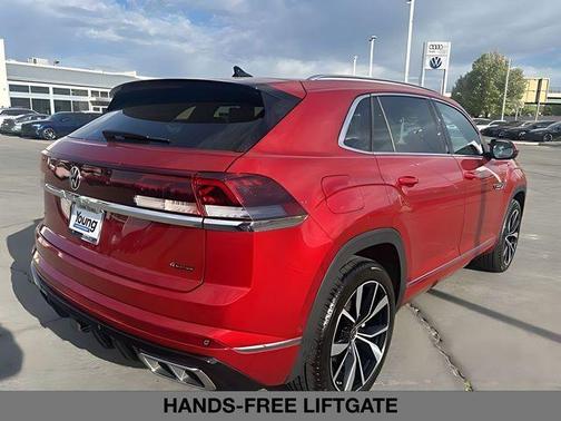 Aurora Red Metallic 2024 Volkswagen Atlas Cross Sport 2.0T SEL Premium R-Line