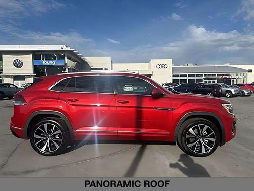 Aurora Red Metallic 2024 Volkswagen Atlas Cross Sport 2.0T SEL Premium R-Line