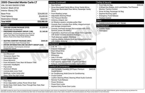 2005 Chevrolet Monte Carlo LT