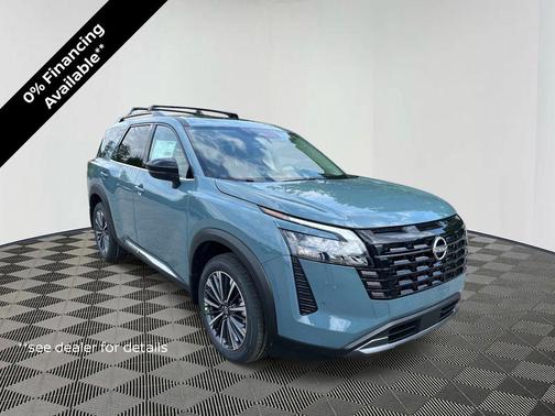 Teal 2026 Nissan Pathfinder Platinum