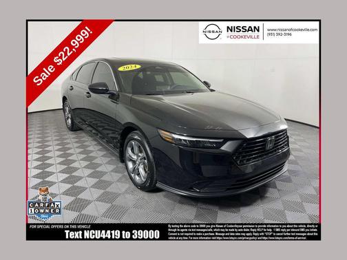 Crystal Black Pearl 2024 Honda Accord EX